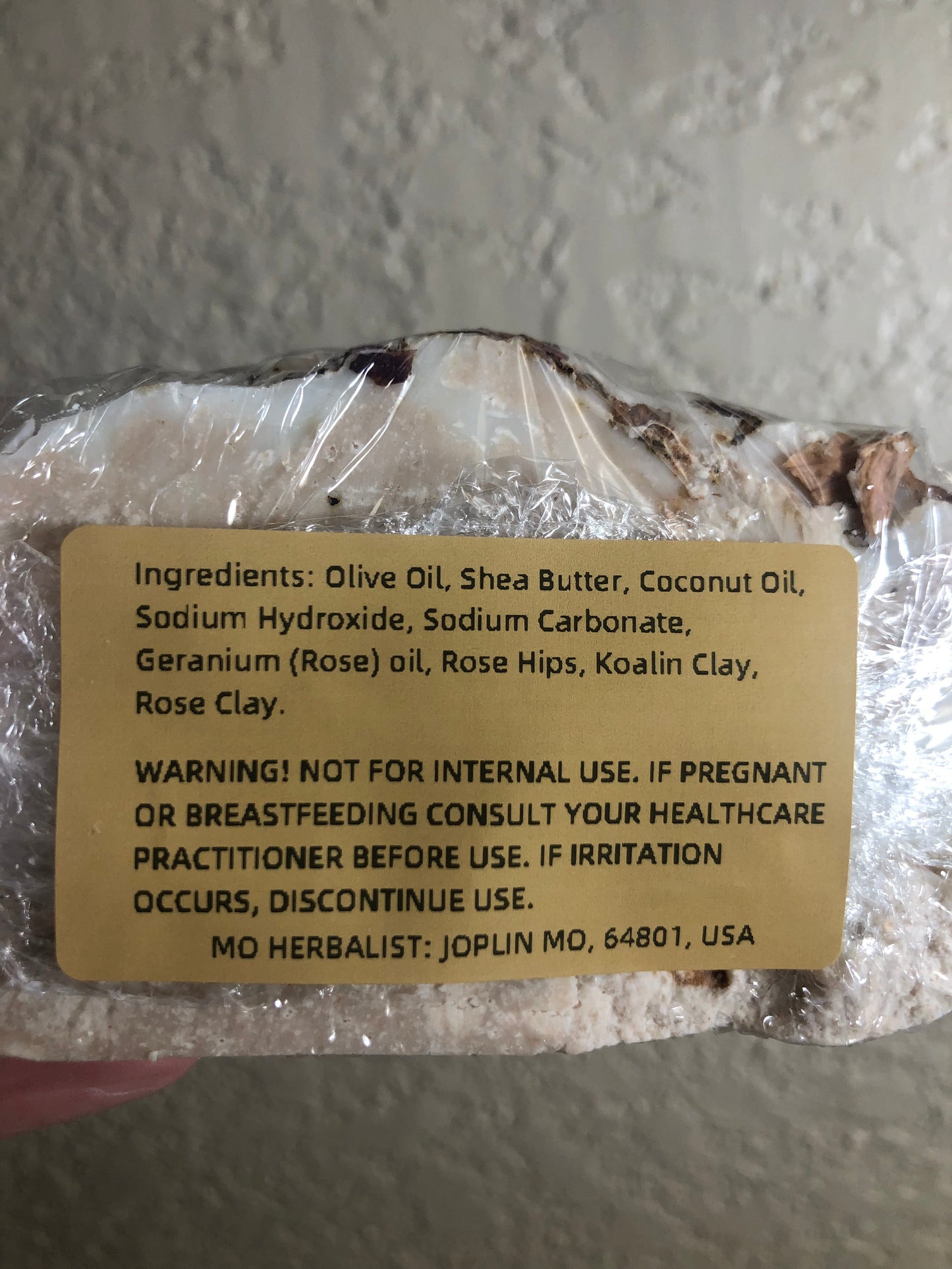 Eternal Rose & Kaolin Clay 100% Natural Soap