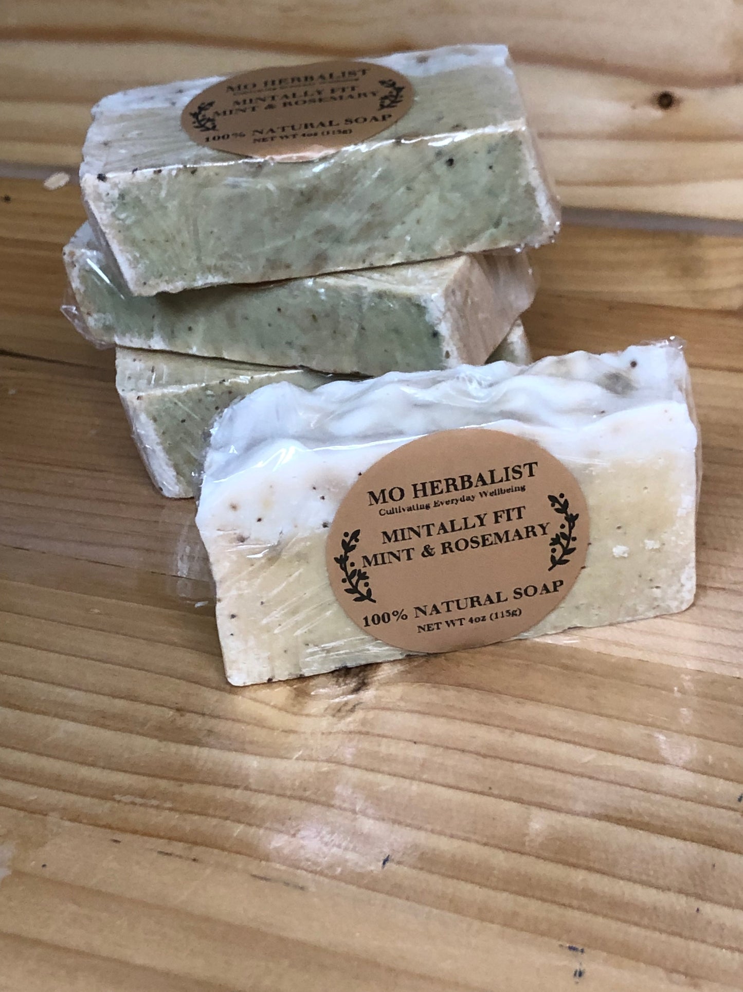 Mintally Fit & Rosemary 100% Natural Soap